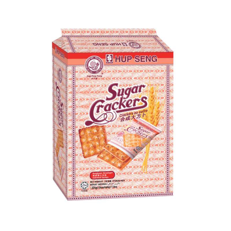 Hup Seng Sugar Cracker 225g (10s) Ja Lan Tiong